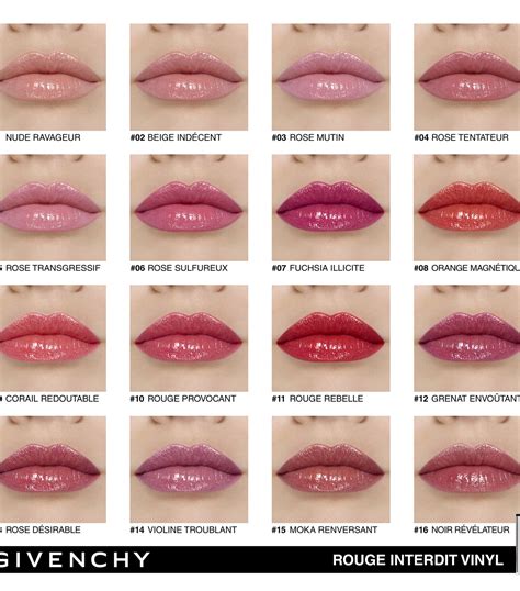 givenchy rouge interdit vinyl lipstick wine|givenchy gloss interdit vinyl swatches.